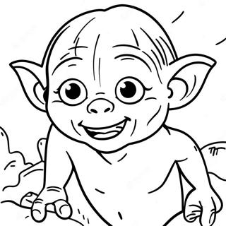 Gollum Coloring Page 66304-58966