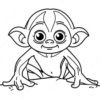 Gollum Coloring Page 66304-58967