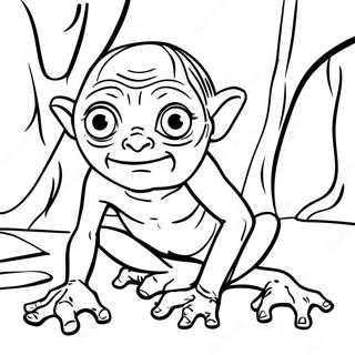 Gollum Coloring Pages