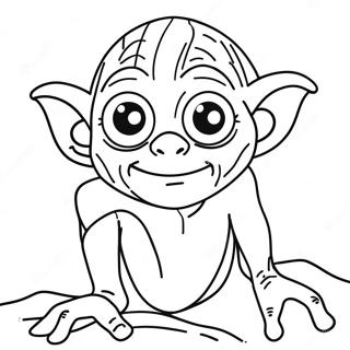 Gollum With Precious Coloring Page 66305-52474