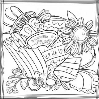 Parts Of Speech Coloring Page 66324-52482