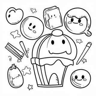 Adjectives And Nouns Coloring Page 66325-52500