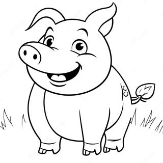 Porky Das Schwein Ausmalbild 66354-52506