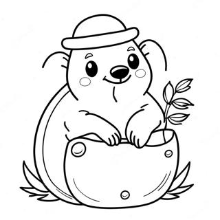 Mole Day Coloring Page 66384-52530