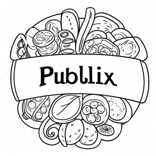 Publix Logo Coloring Page 66394-52541