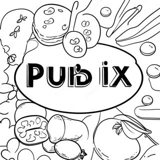 Publix Logo Coloring Page 66394-52543