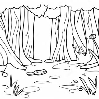 Magical Forest Coloring Pages