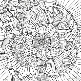 Adult Mandala Coloring Page 66454-52589