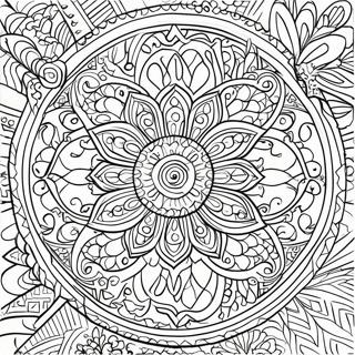 Adult Mandala Coloring Page 66454-52592