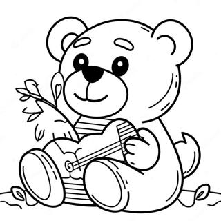 Grateful Dead Bear Coloring Pages