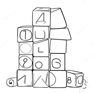 Färgglad Numberblocks 11 I Aktion Färgläggningssida 66505-52636