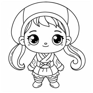 Cute Genya Character Coloring Page 66515-52648