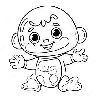 Cute Goo Goo Gaga Baby Coloring Page 66545-52678