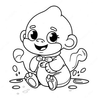 Cute Goo Goo Gaga Baby Coloring Page 66545-52679