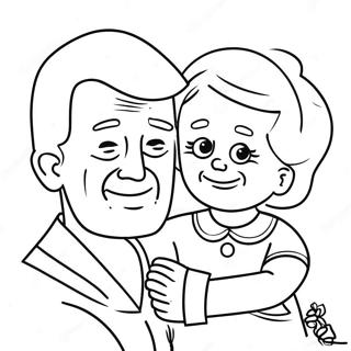 Grandparents Day Coloring Page 6660-5304