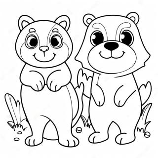 Matching Coloring Pages