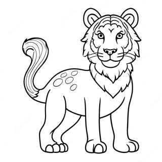 Matching Animals Coloring Page 66634-52719