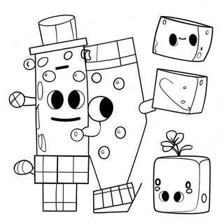 Numberblocks 1000 Coloring Page 66644-52726