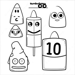 Numberblocks 1000 Coloring Page 66644-52727