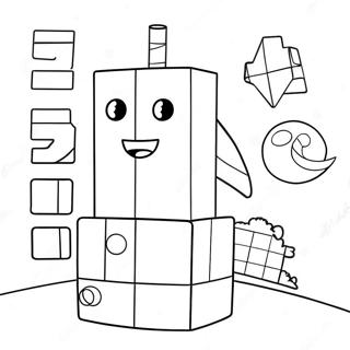 Colorful Numberblocks 1000 Adventure Coloring Page 66645-52740