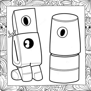 Numberblocks 8 Fargeleggingsark 66664-52747