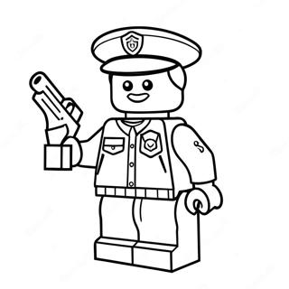 Lego Police Coloring Pages