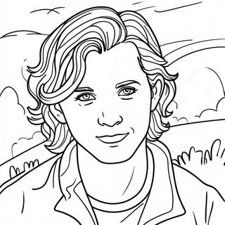 Self Portrait Template Coloring Pages