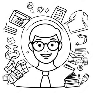 Fun Economics Concepts Coloring Page 66695-52775