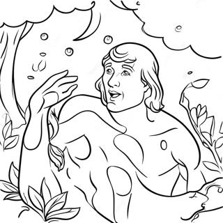 The Fall Of Man Coloring Pages