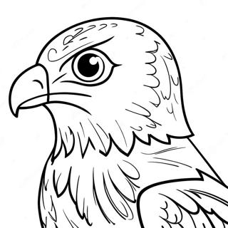 Falcon Coloring Page 66734-52804