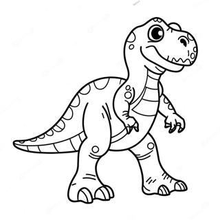 Kolorowy T-Rex Na Stronie Do Kolorowania 66765-52839