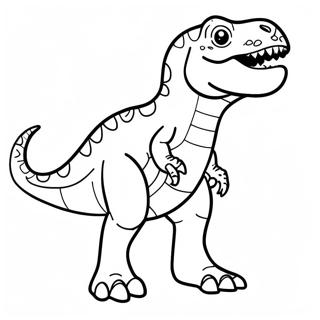 Kolorowy T-Rex Na Stronie Do Kolorowania 66765-52840