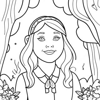 Naomi Lord In A Magical Forest Coloring Page 66825-52879