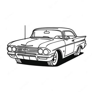 Chevy Impala Coloring Pages