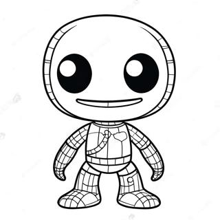 Sackboy Coloring Pages