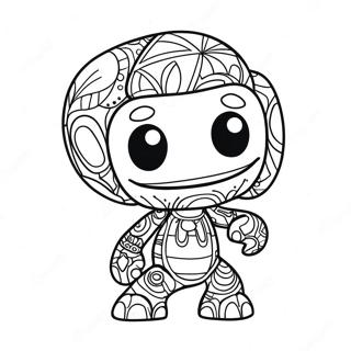 Sackboy Färgläggningssida 66904-52944