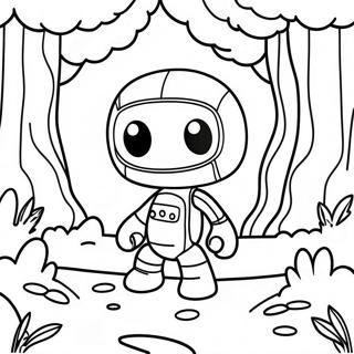 Sackboy Coloring Pages