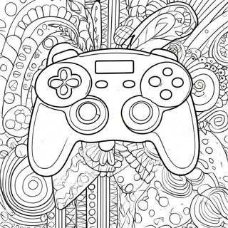 Vintage Game Controller Coloring Page 66945-52974