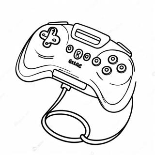 Vintage Game Controller Coloring Page 66945-52976