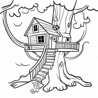 Tree House Mysteries Coloring Pages