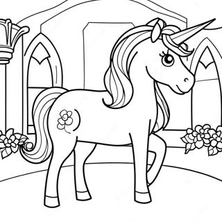 Unicorn Academy Coloring Pages