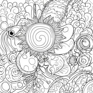 Scribbles And Ink Coloring Page 66994-53028