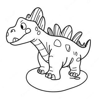 Large Dinosaur Footprint Coloring Page 67005-53024