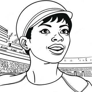 Wilma Rudolph Coloring Page 67044-58983