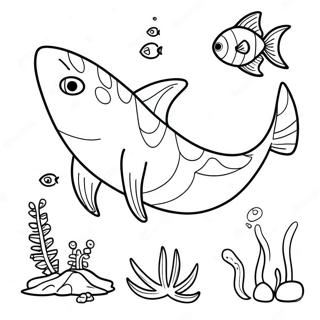 Shark Tale Coloring Pages