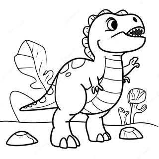 Dino Smashers Coloring Pages