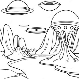 Science Fiction Coloring Pages