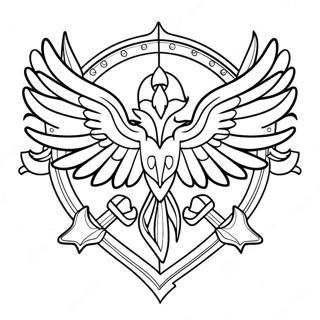 Знак Огня Раскраски