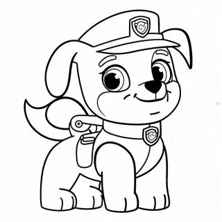 Christmas Paw Patrol Coloring Page 670-531