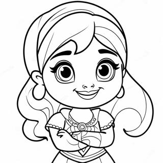 Leah Shimmer And Shine Coloring Page 67114-53110